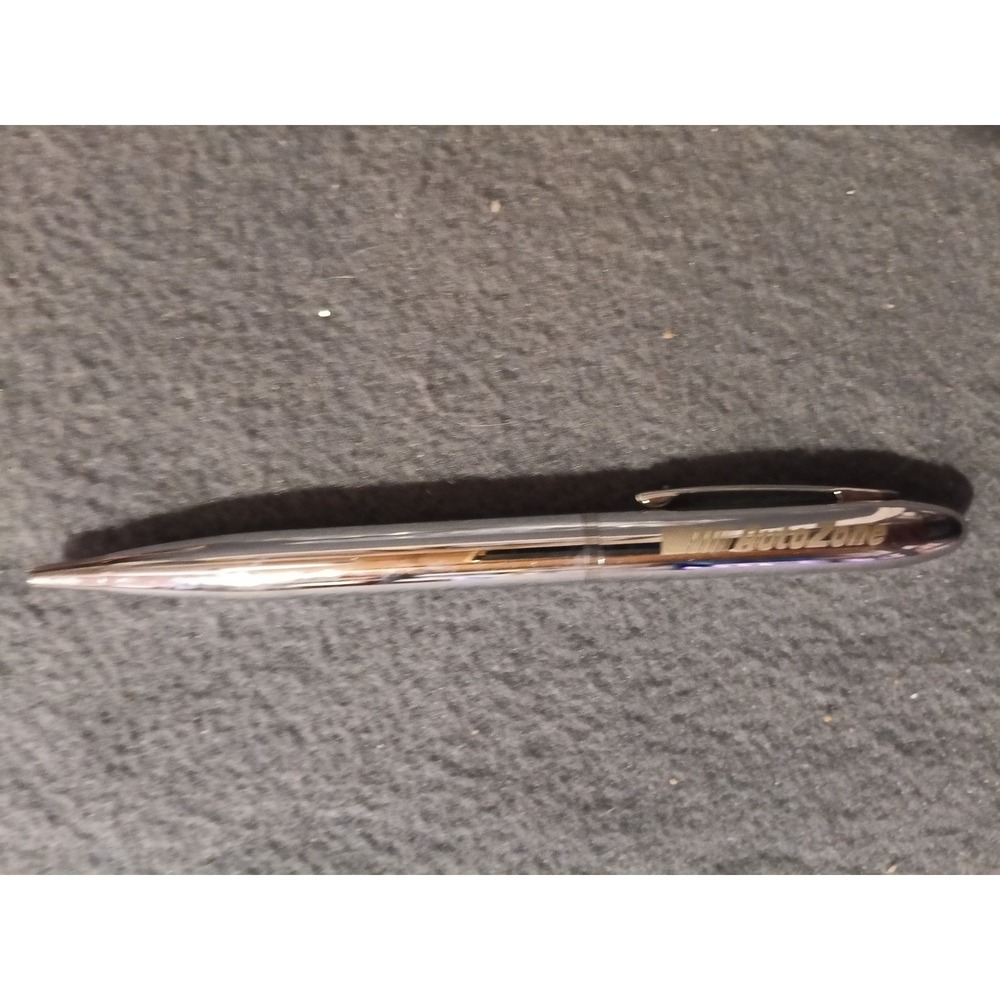 AutoZone 2000 Contest Winner Engraved Chrome Ballpoint Pen Retractable Metal